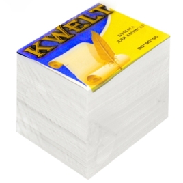 Блок бумаги " KWELT" 9*9*9 см белый 80г/м2 К-00004