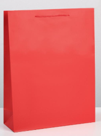 Пакет ламинированный «Красный», L 28 х 38 х 9 см   6582787