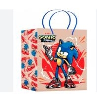 Пакет Чудо праздник крафт Sonic Соник m, 18*23*10 см PMK-117650-SN