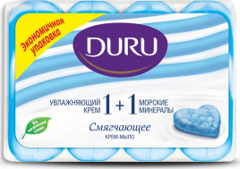 Мыло DURU 1+1 туалетное в асс-те 4*80 г