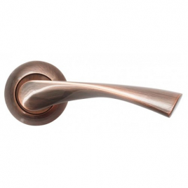 Ручка дверная BUSSARE classico А-01-10 (круглое) copper античная медь