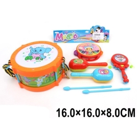 Набор музыкальных инструментов 1898-5 в пак.Предназначен для детей в качестве игрушки.Материал: поли