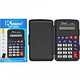Калькулятор " Kenko " 8-разрядный с крышкой, в индивидуальной упаковке, размер упаковки 10,0*6,5*1,2