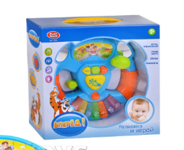 Руль музыкальный". Размер: 26x25x9 см. 7526-1