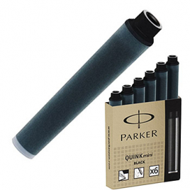 Картриджи чернильные " Parker " Cartridge Quink  Z17 Mini 6шт черные, комплект