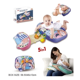 Мягкая подушка для младенца 5в1. Размер упак:59х46х13 028-29