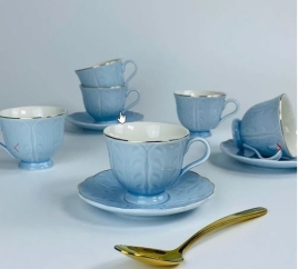 181-231 Кофейный набор 12пр. 95 мл в под.уп.(х12)Фарфор