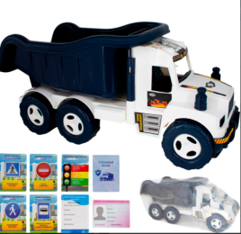 Самосвал с карточками водителя КРОКОТАМ 7122 /5/ 52120 /5/