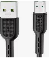 Кабель HOCO X33 USB - Micro 1.0m.4.0A.силикон, цвет: черный