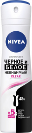 NIVEA Дезодорант СПРЕЙ невидимый clear 150мл *12