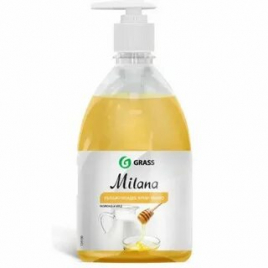 Жидкое крем-мыло "Milana" молоко и мед с дозатором 500 мл (15)