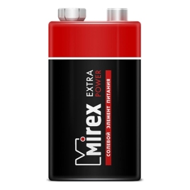 Батарейка " Mirex " Крона 9V солевая