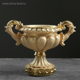Фигурное кашпо - ваза "Арабская", слоновая кость, 1,3л/ 25х18х20см    4826786