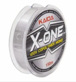 Леска MLMD X-ONE прозрачный серо-стальной 150м 0,12мм 2,16кг