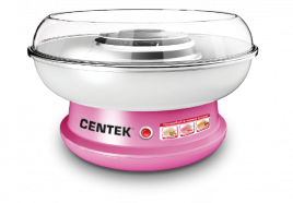Аппарат для приготовления сладкой ваты Centek CT-1445, 400 Вт, нагрев 3-5 мин, цветная вата