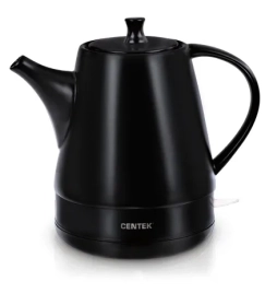 Чайник CENTEK CT-0063 керамика черный
