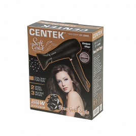 Фен CENTEK CT-2240 черный/золотой 2200 Вт