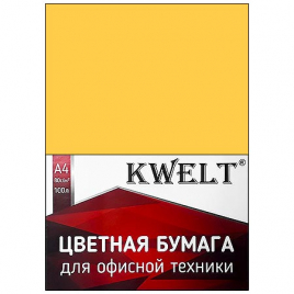 Бумага " KWELT " Intensiv А4 80г/м 100л горчичный