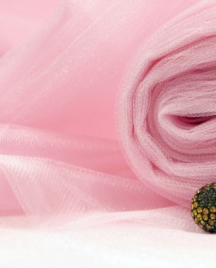 Фатин блестящий Светло-Розовый средней жесткости 3*1 м.