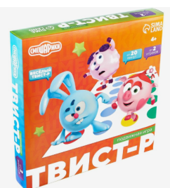 Подвижная игра «Твист-р Смешарики» напольная  с фантами, 6+ 7998409