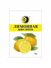 Лимонная кислота СОЛНЕЧНЫЙ ОСТРОВ 50 г