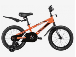 Велосипед 16" NOVATRACK JUSTER, оранжевый 10323033