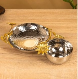 Менажница «Лето», 27×16×7 см, нержавеющая сталь