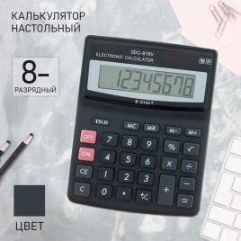 Калькулятор настольный 08-разрядный SDC-878V  556079