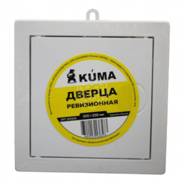 Дверца  KUMA 200*200 белый пластик 200200																							