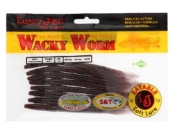 Черви съедобные LJ Pro Series WACKY WORM, 1.37 см, цвет S19, 8 шт.   7590328