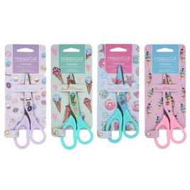 Ножницы детские " Bruno Visconti " Happycut 13,7см, металлические, безопасные закругленные лезвия, 4