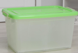 Контейнер д/хранения с крышкой 75л 70х50х38см "DAREL-BOX" прямоуг, цвет МИКС 1570096