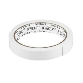 Скотч " KWELT " 19мм*10м двухсторонний, полипропилен, белый
