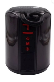 Колонка портативная WALKER WSP-125, Bluetooth, 5Вт*1, TWS синхронизация, подсветка, фиолетовая