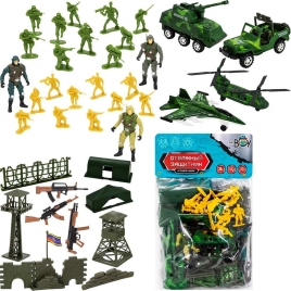 Набор солдатиков MR BOY YS8700-11 с аксес. в пак.Предназначен для детей в качестве игрушкиМатериал: 