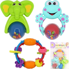 Набор погремушек Levatoys MK8410A-6 в пак.Предназначен для детей в качестве игрушки. Материал: полим