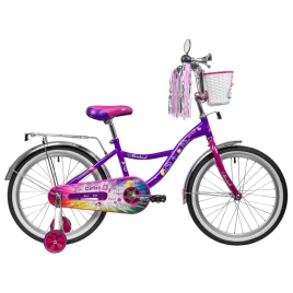 Велосипед 20" NOVATRACK LITTLE GIRLZZ, фиолетовый 10323053