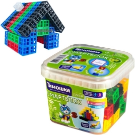 Конструктор «Смартблок» 50 деталей ТМ "ТИМОШКА".Предназначен для развиваюших игр для детей. Материал