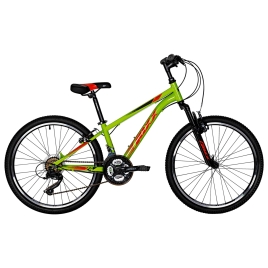 Велосипед 24" FOXX AZTEC зеленый,сталь, размер 14" 10323015
