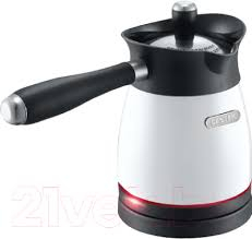 кофеварка Centek CT-1080 W (белый) 0.5л, 480Вт, нерж.сталь, съемная мягкая ручка, крышка