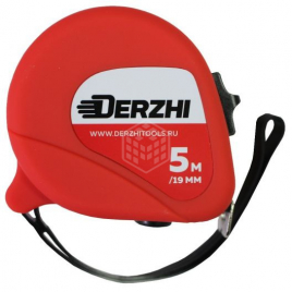 Рулетка DERZHI «Эко» с резиновым покрытием 5м/19мм 8419-3-005																									