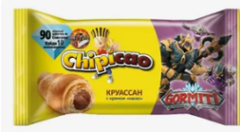 Круассаны ЧИПИКАО с кремом какао 50 г (21 шт/уп)