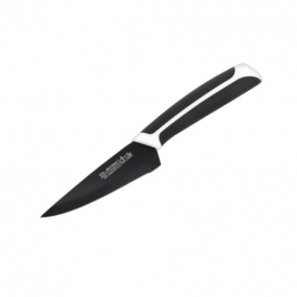 LR05-26 LARA Нож универсальный 10.2см, черное керамическое покрытие Black Ceramic (полный блистер)