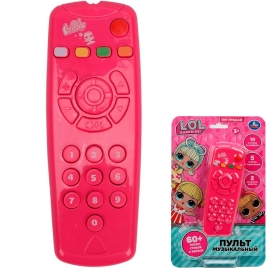 Игрушка на батарейках Обучающий пульт 55 песен, стихов и звуков ЛОЛ HT1400-R3. Предназначена для дет