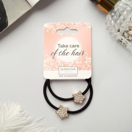 Резинка для волос "Ариана" (набор 2 шт) звезда 4349370