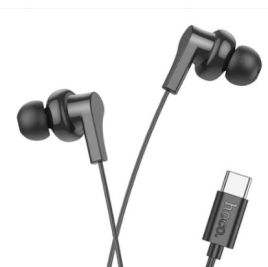 Наушники HOCO M114, вакуумные, микрофон, кабель 1.2м, цвет: черный