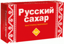 Сахар РУССКИЙ рафинад 1000 г (20 шт/уп)