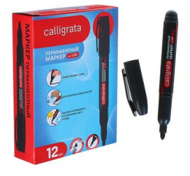 Маркер перманентный 4.0 мм черный CALLIGRATA 1104 1280358