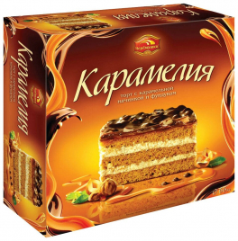 Торт ЧЕРЕМУШКИ карамелия 610 г (6 шт/уп)