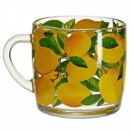 Кружка для чая 300мл. арт 2134-Д "Лимоны" Кружка для чая 300мл.